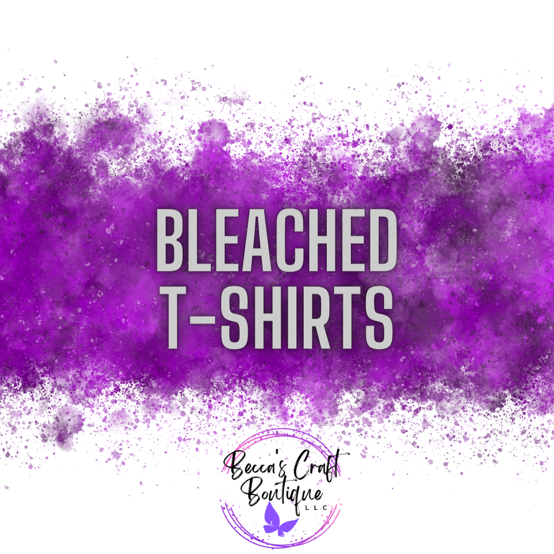 Bleached T-shirts