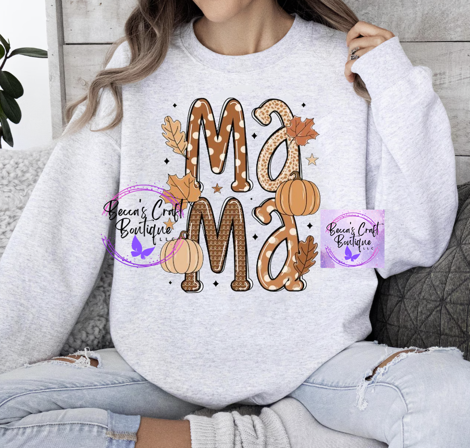 Fall mama crewneck