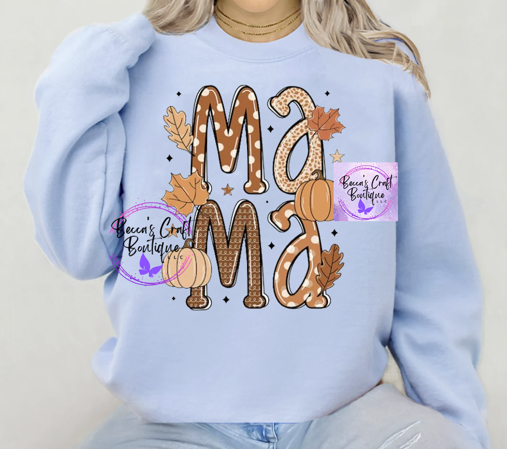 Fall mama crewneck