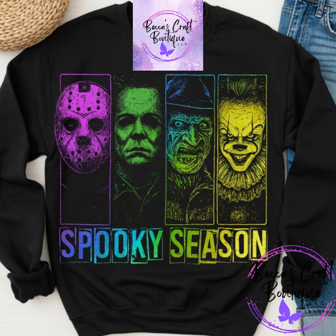 Spooky season horror sweatshirt t-shirt hoodie