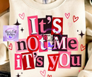 It's not me it's you valentines day crewneck sweatshirt