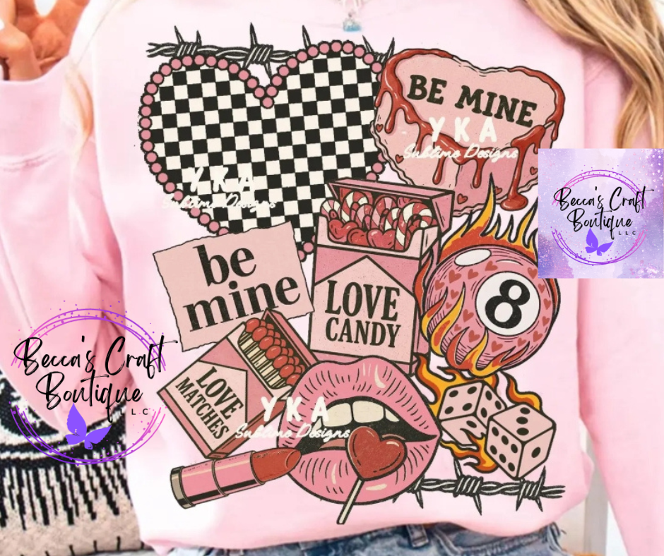 Be mine valentines day sweatshirt