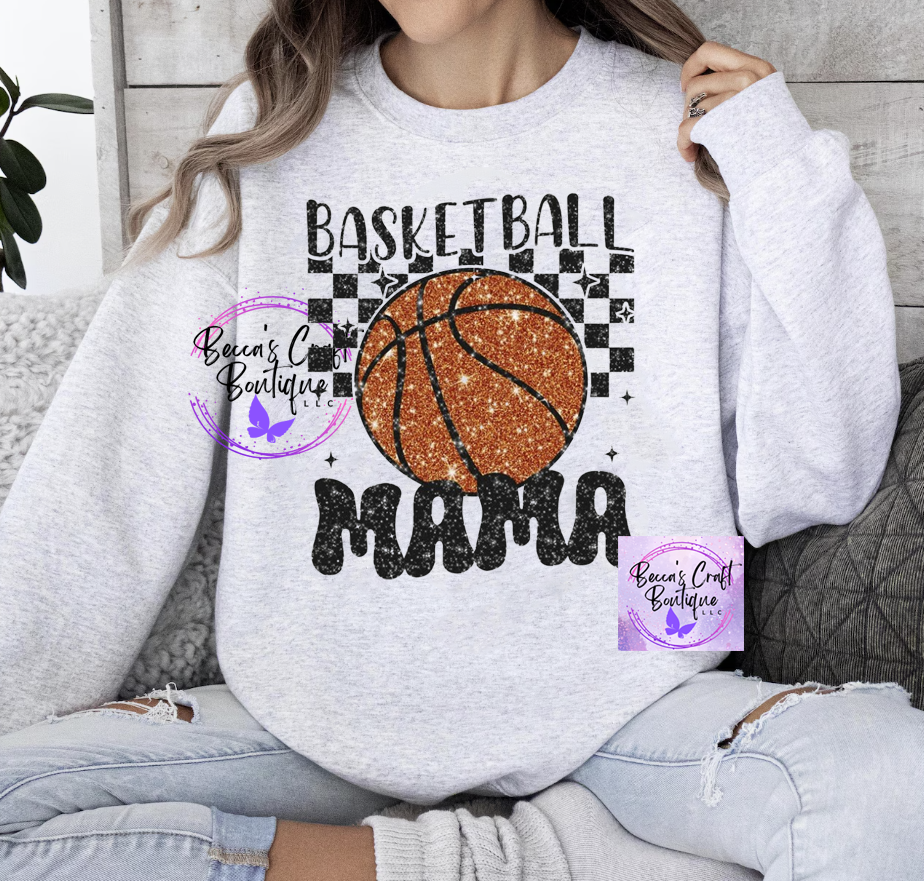 Basketball mama crewneck