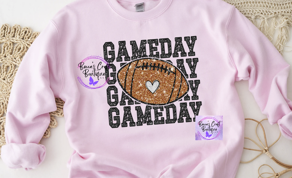 Game Day Football Crewneck