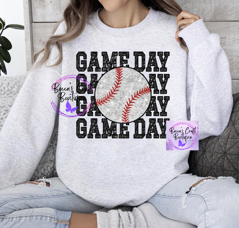 Game Day baseball shirt