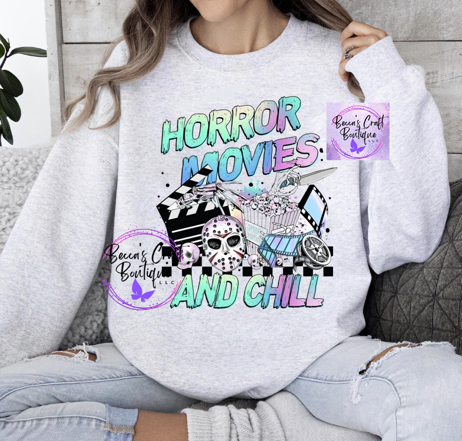 Horror Movies and chill shirt