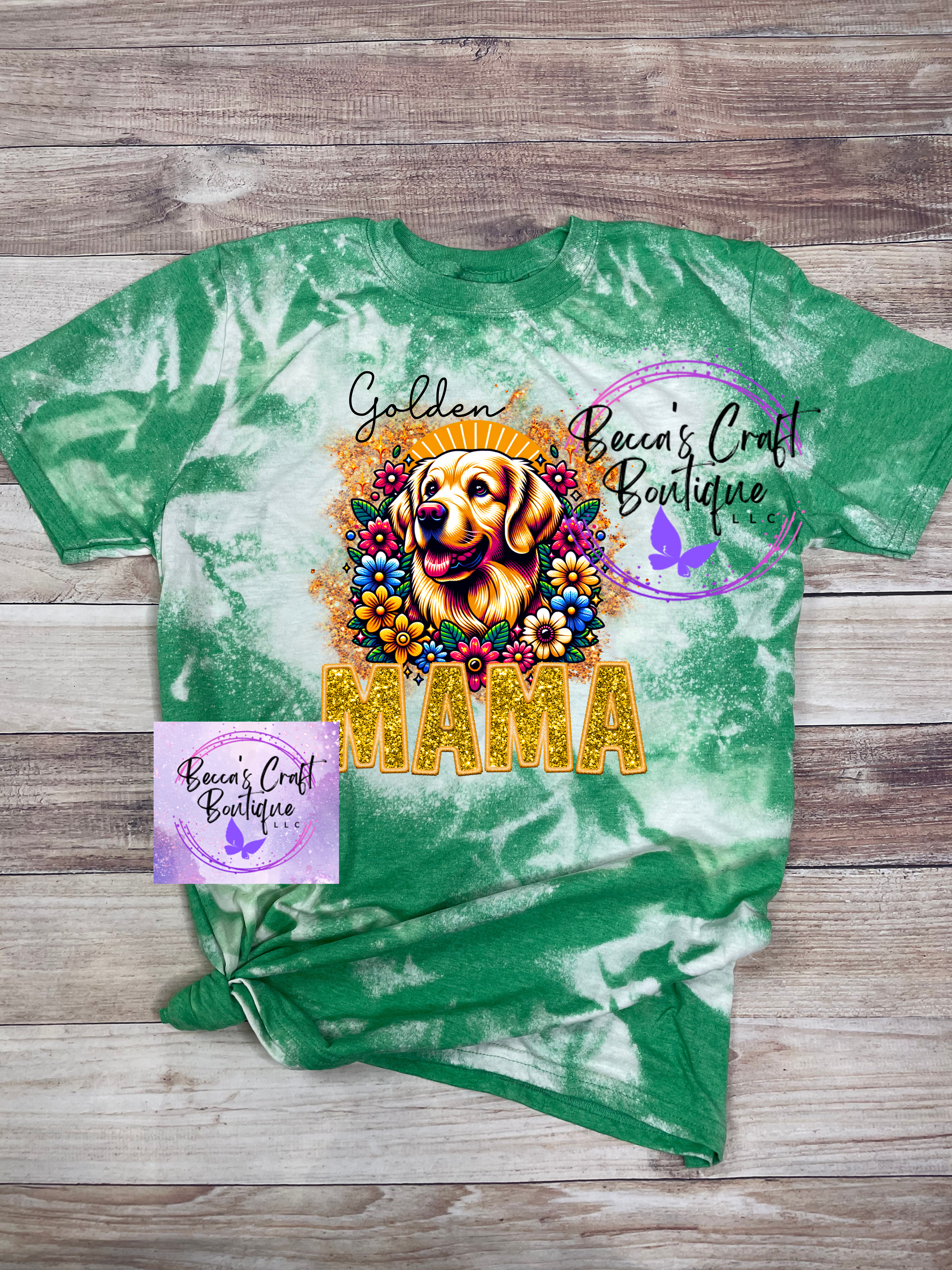 Golden Mama bleached T-shirt