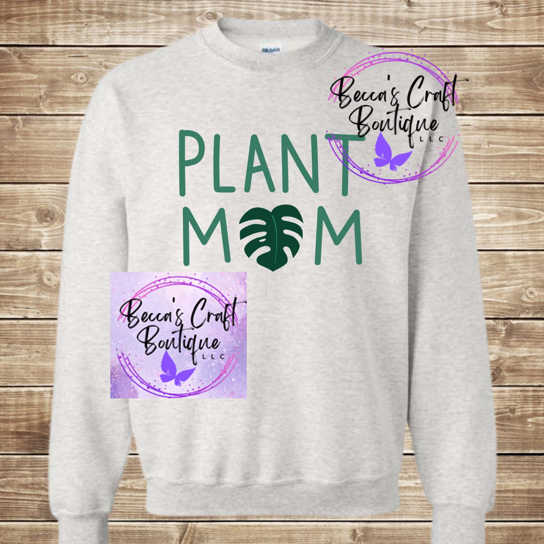 Plant mom crewneck