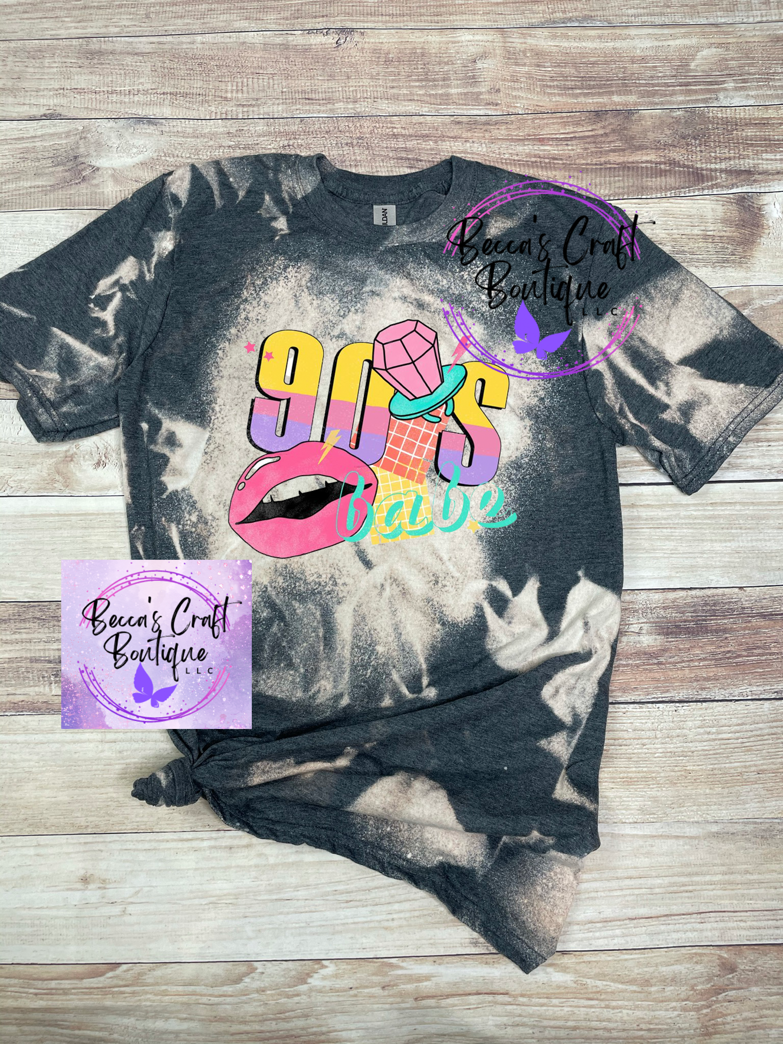 90s Babe bleached T-shirt