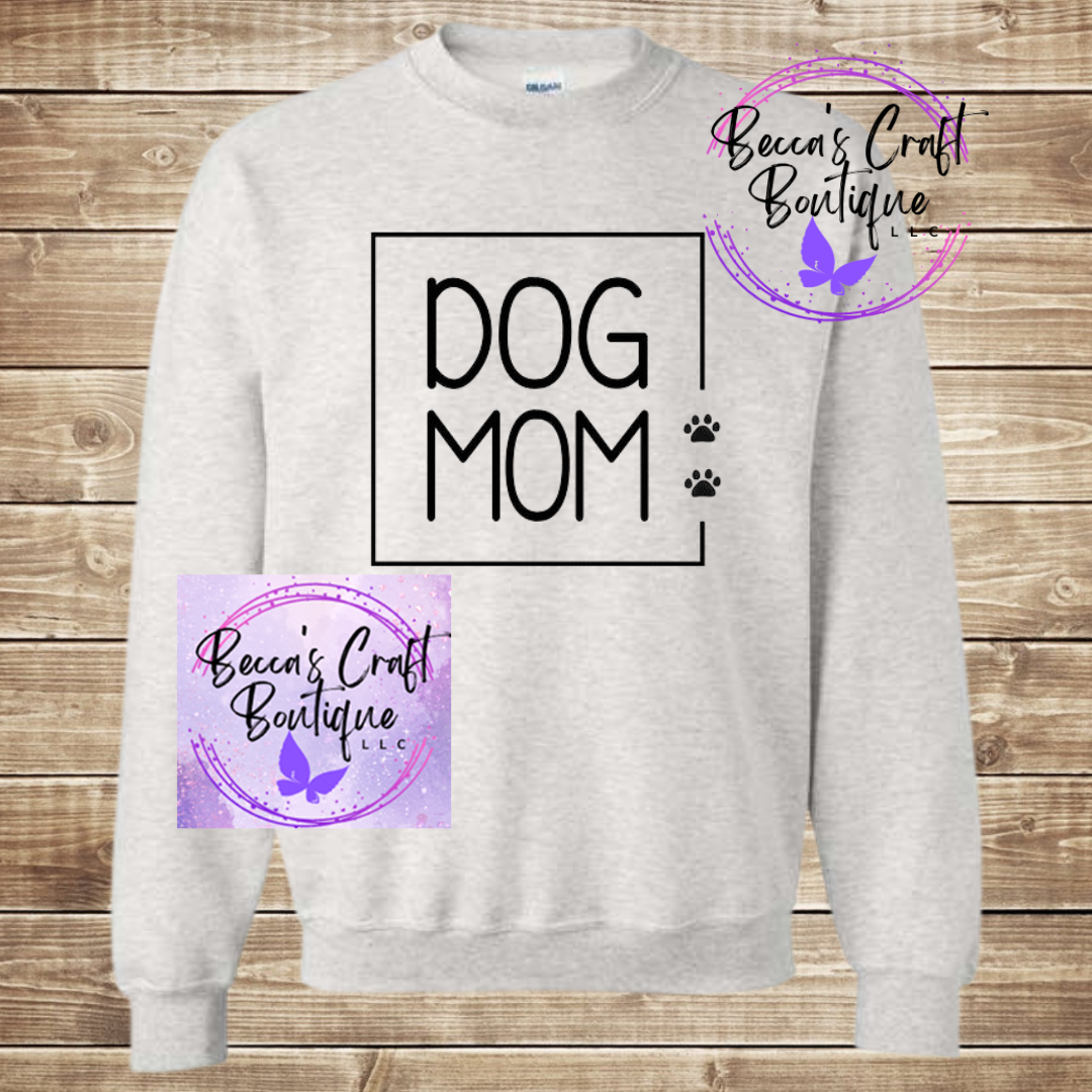 Dog mom crewneck/hoodie