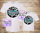 Mama & Mini cow print T-shirt set