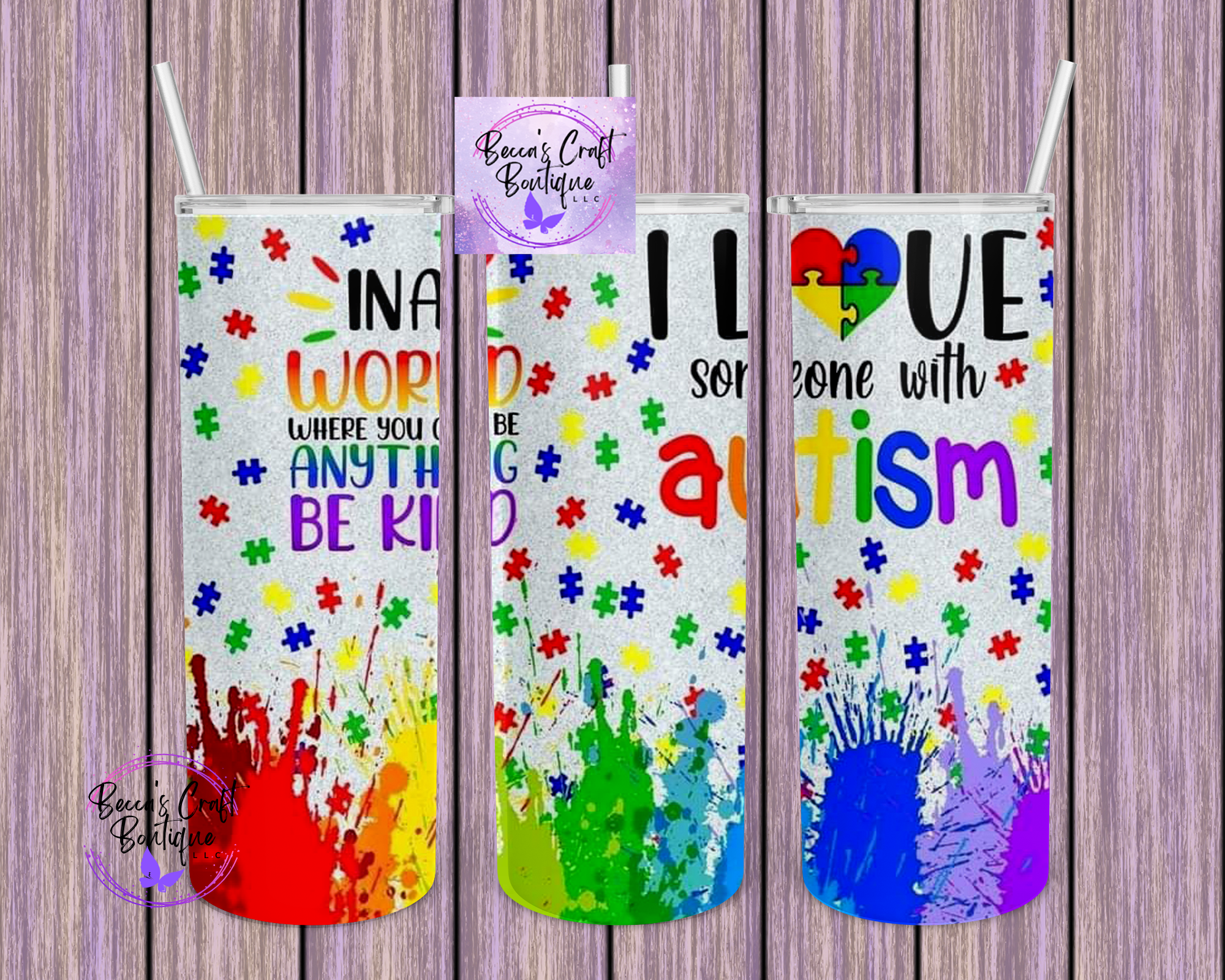 Autism tumbler