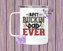 Best Buckin' dad camping mug