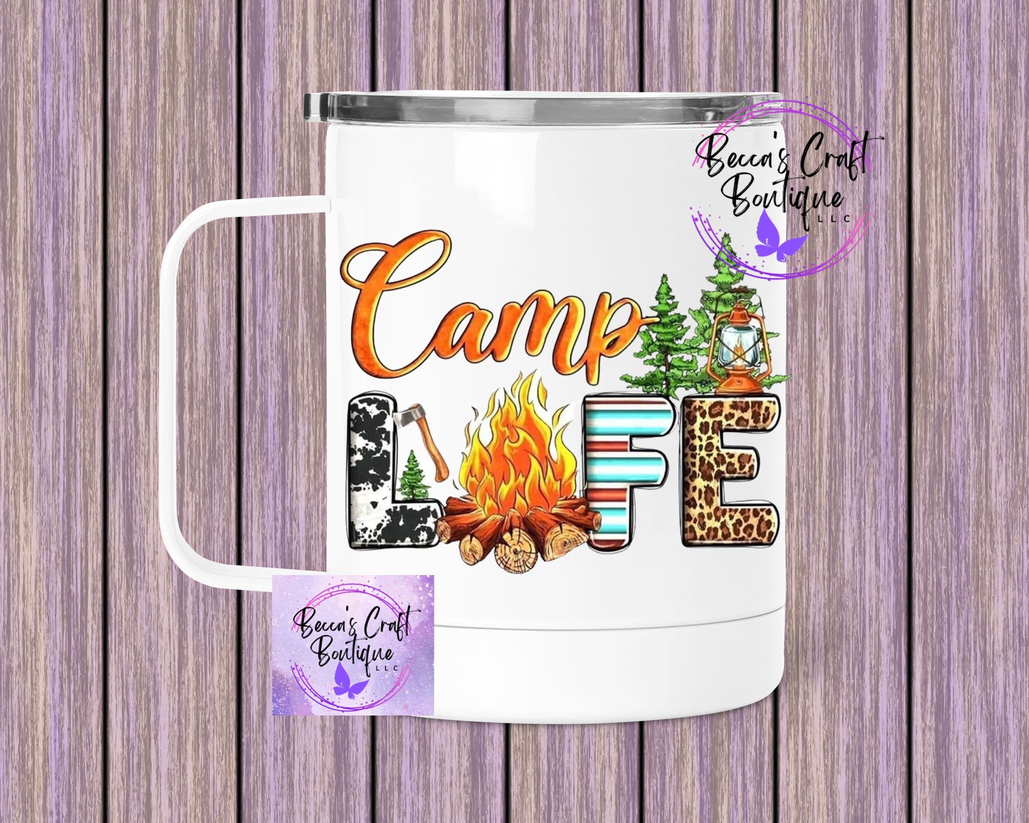 Camp Life camping mug