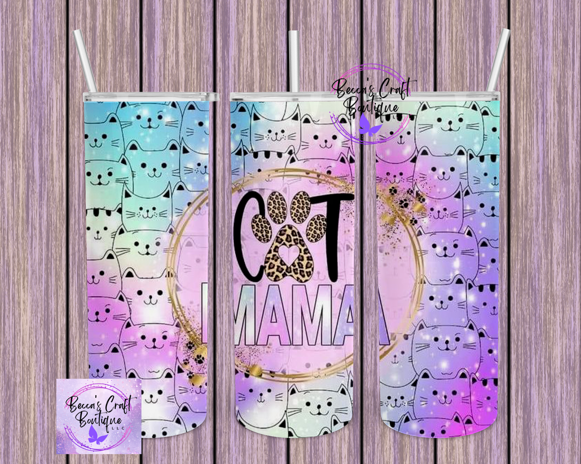 Cat mama tumbler