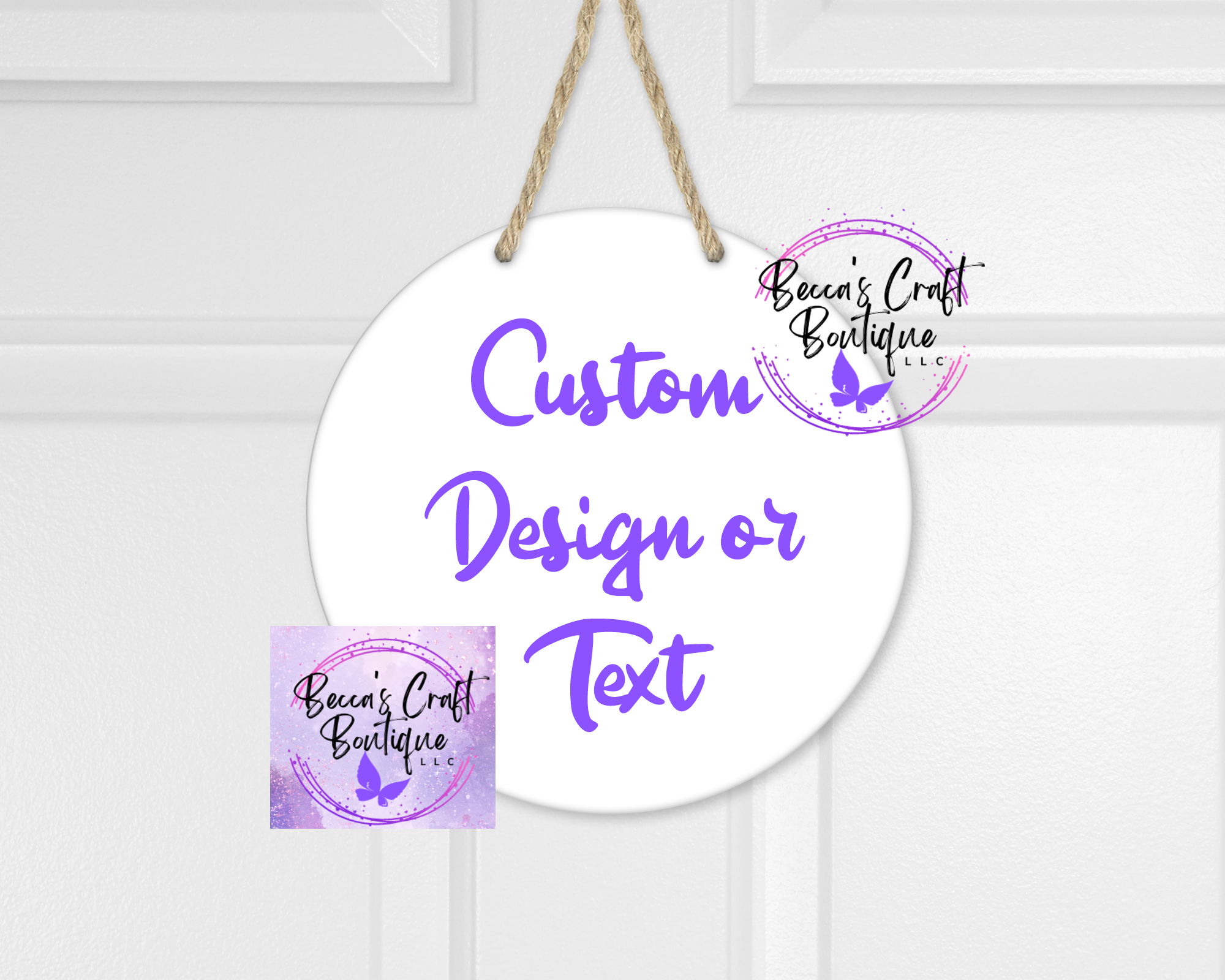 Custom Door Hanger