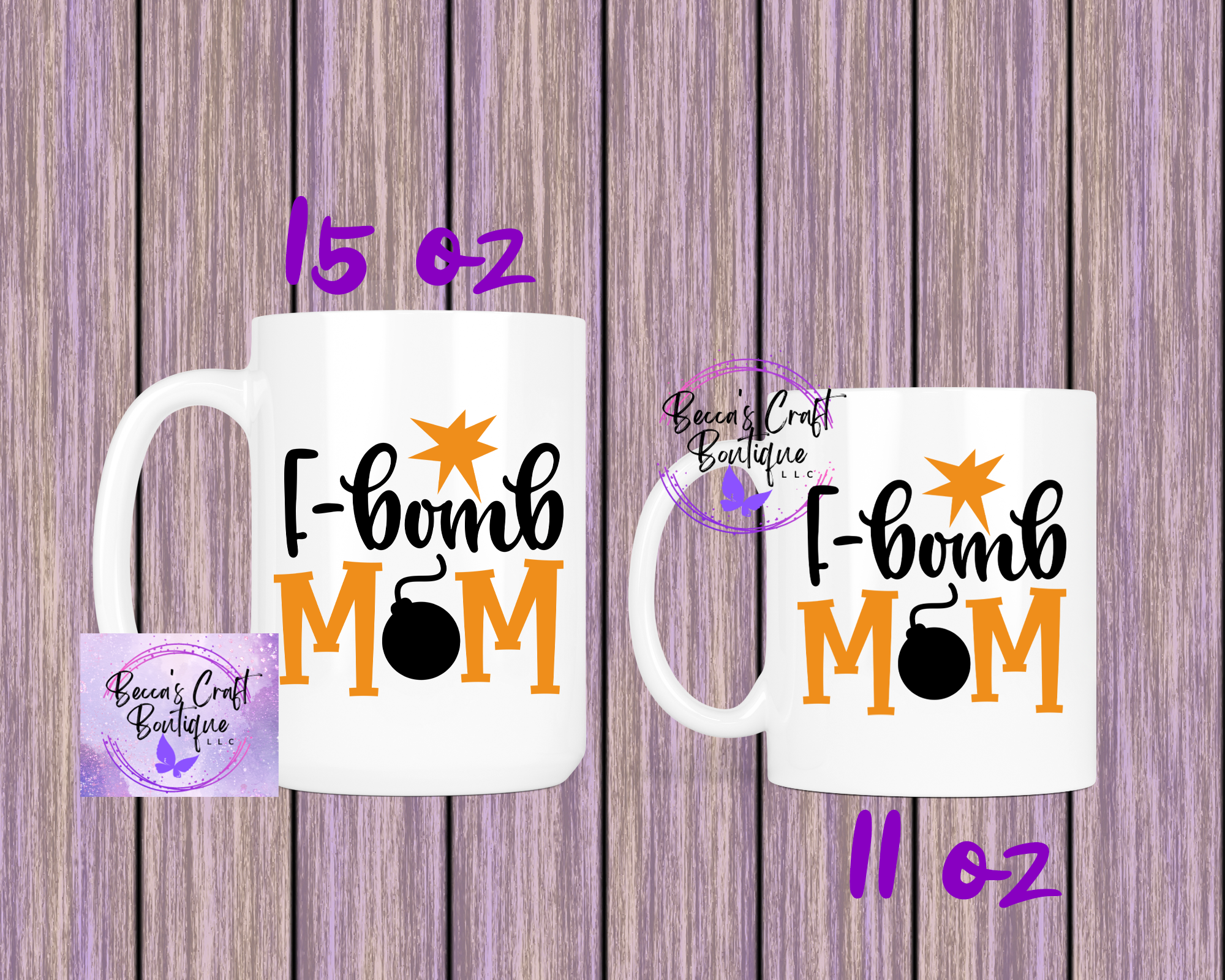 F-bomb mom coffee cup