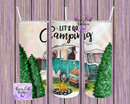 Let's go camping retro rv tumbler