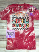 I love my job for the little reasons bleached T-shirt