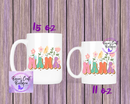 Mama Flower coffee cup