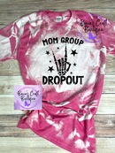 Mom group dropout bleached T-shirt